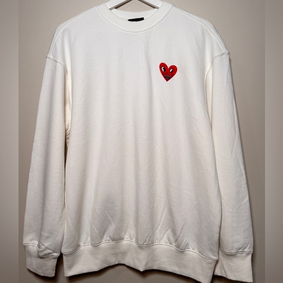 H&M Other - H&M x Keith Haring White Sweatshirt – Size Small
